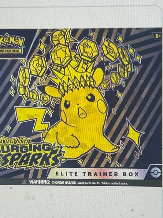 SURGING SPARKS ELITE TRAINER BOX.  DEALS