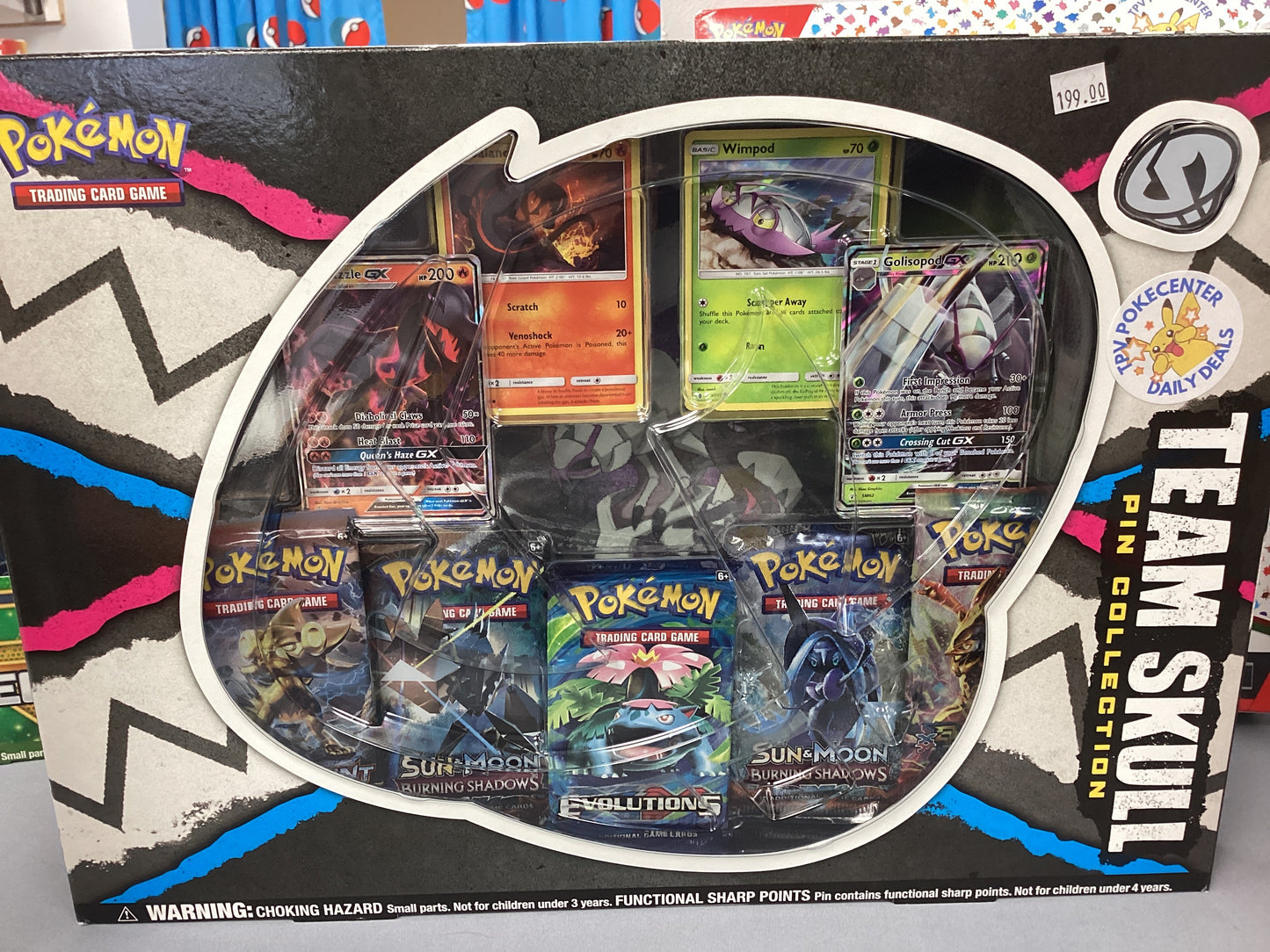 TEAM SKULL COLLECTION BOX. DEALS