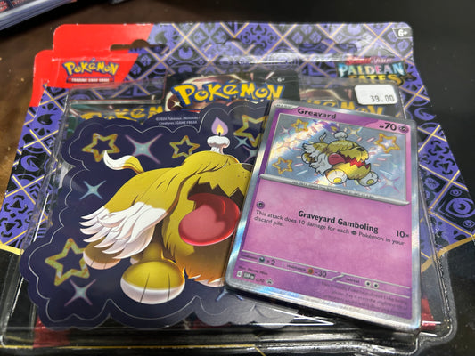 PALDEAN FATES 3-PACK TECH STICKER BLISTER