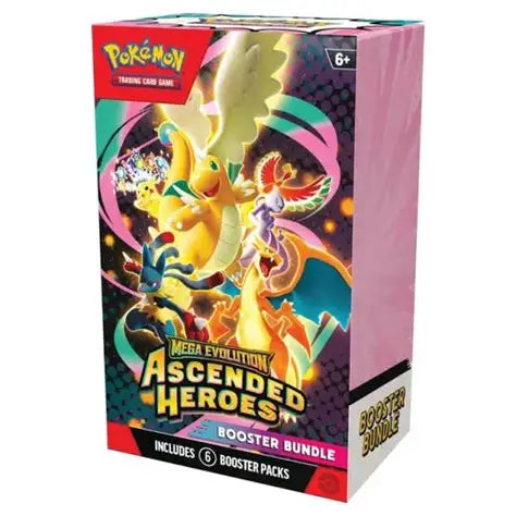 ASCENDED HEROES SEALED BOOSTER BUNDLE.   RELEASE 4/24  **LIMIT 2** (6 PACKS)
