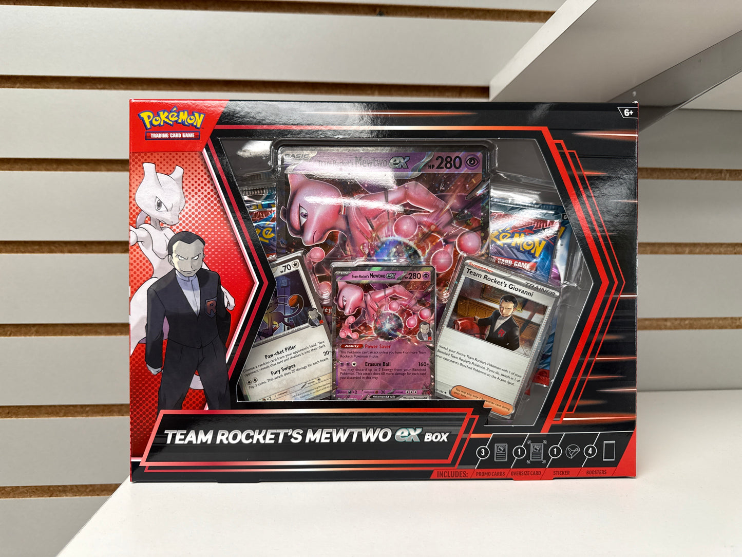 TEAM ROCKET'S MEWTWO EX BOX