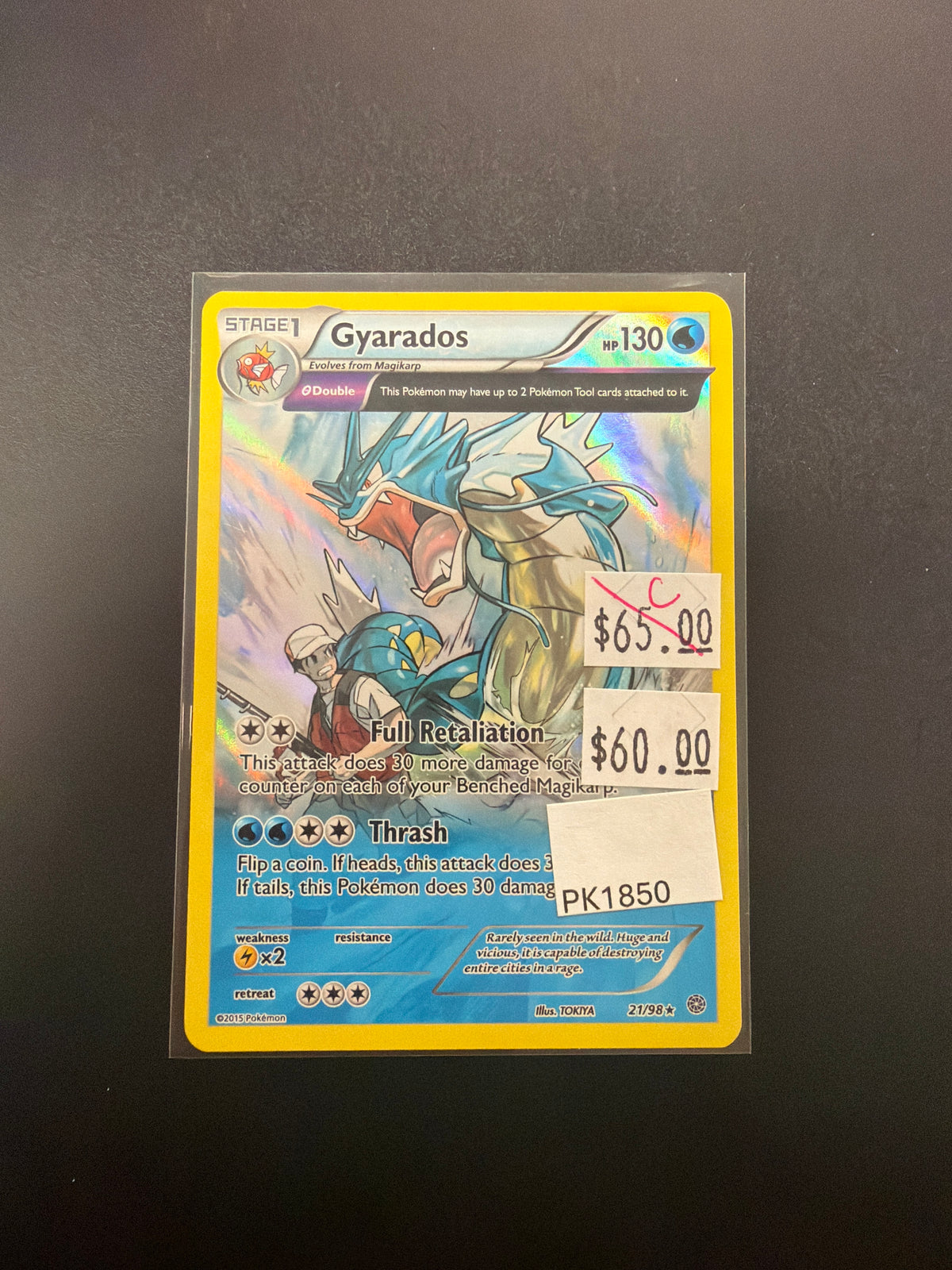 ANCIENT ORIGINS GYARADOS 21/98 RAW PK1850