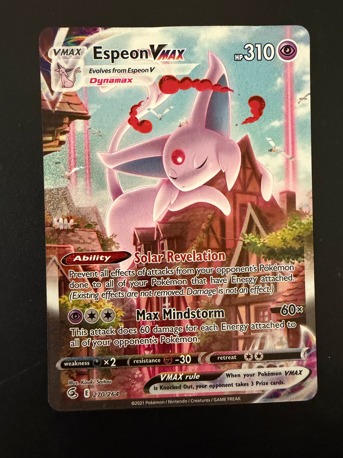 FUSION STRIKE ESPEON VMAX 270/264 PK1377