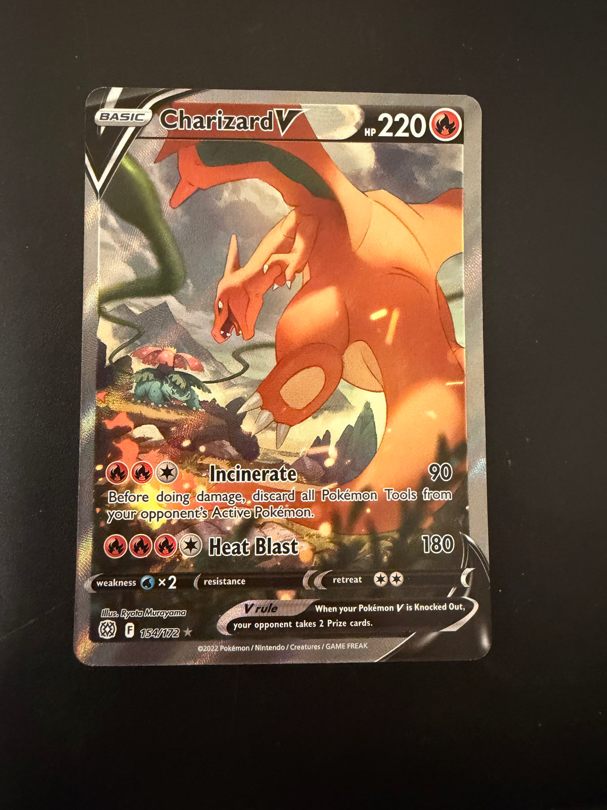 BRILLIANT STARS CHARIZARD V 154/172 PK1378