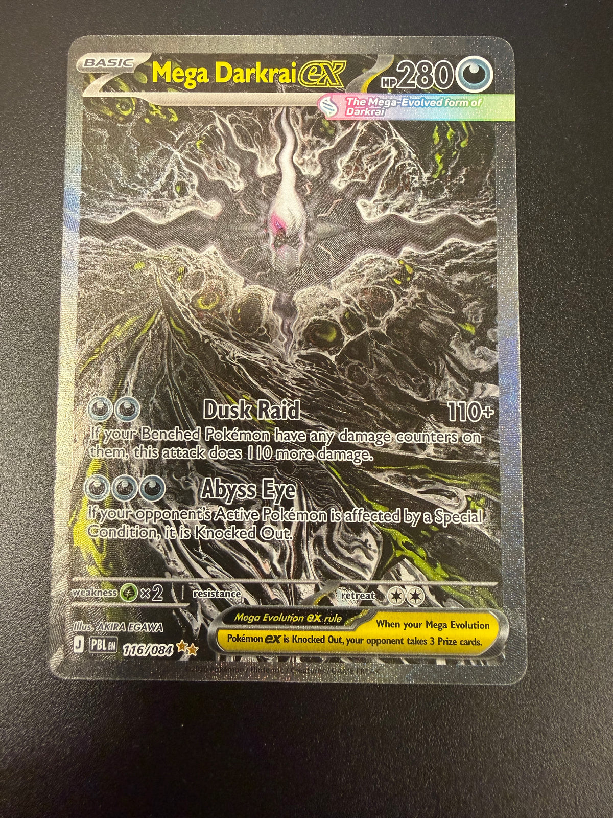 PITCH BLACK MEGA DARKRAI EX 116/084 PK1745