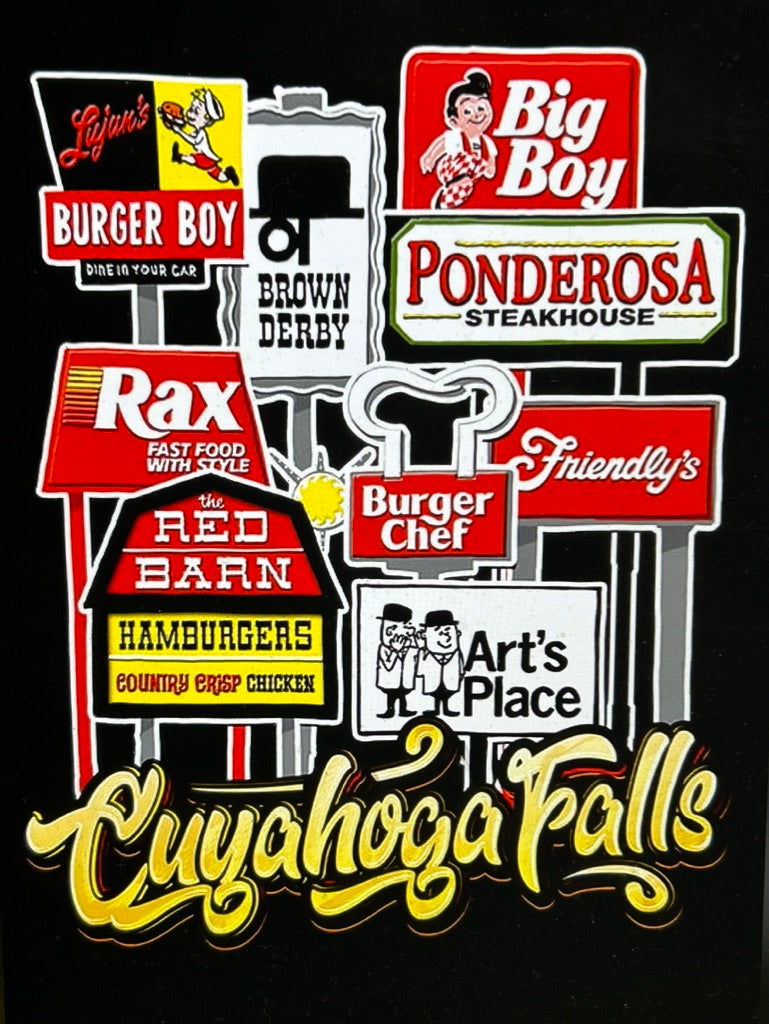 CUYAHOGA FALLS RESTAURANTS HOODIE