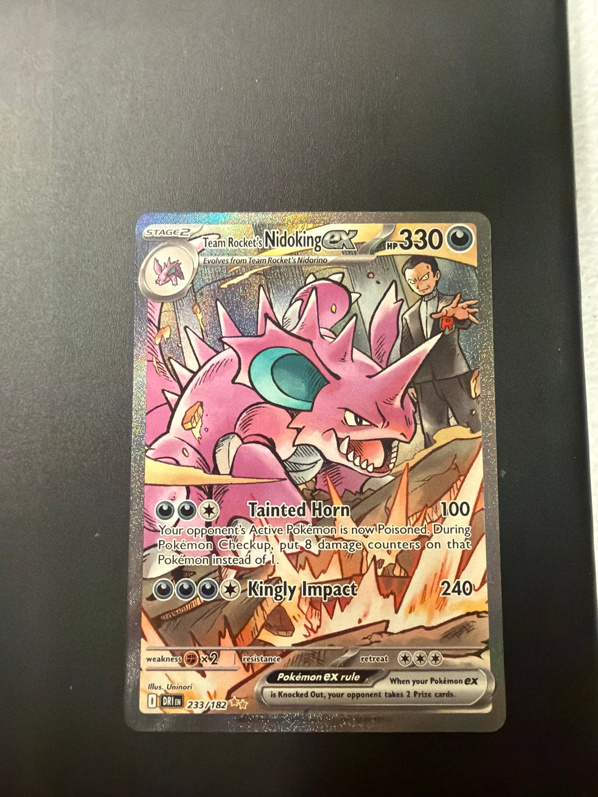 Destined Rivals Team Rockets's Nidoking Ex 233/182 *PK1560*