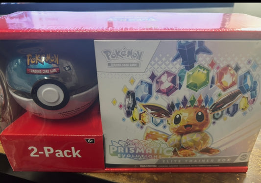 PRISMATIC EVOLUTIONS ETB/POKE BALL COMBO