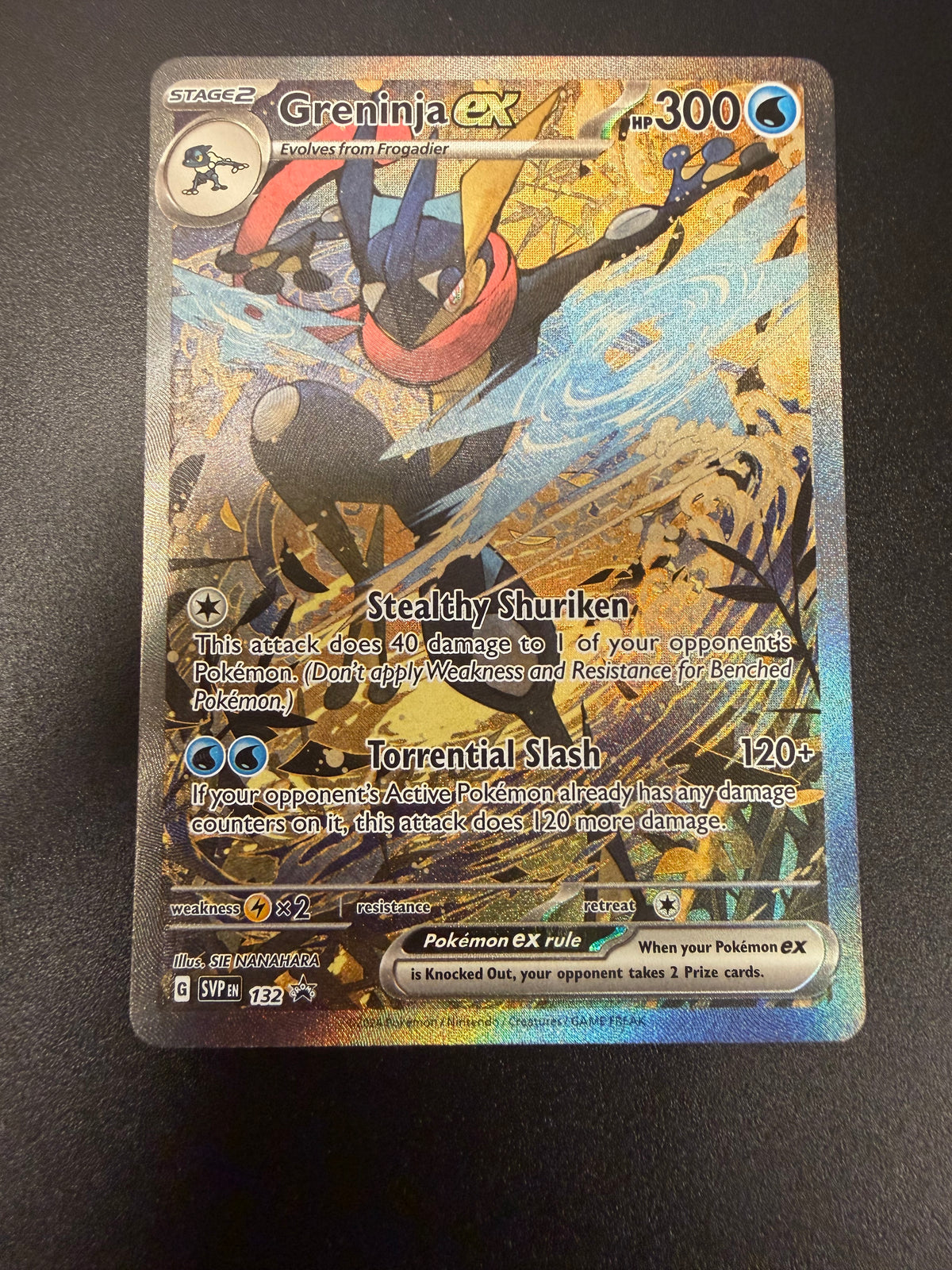 BLACK STAR PROMO GRENINJA EX 132 PK1763
