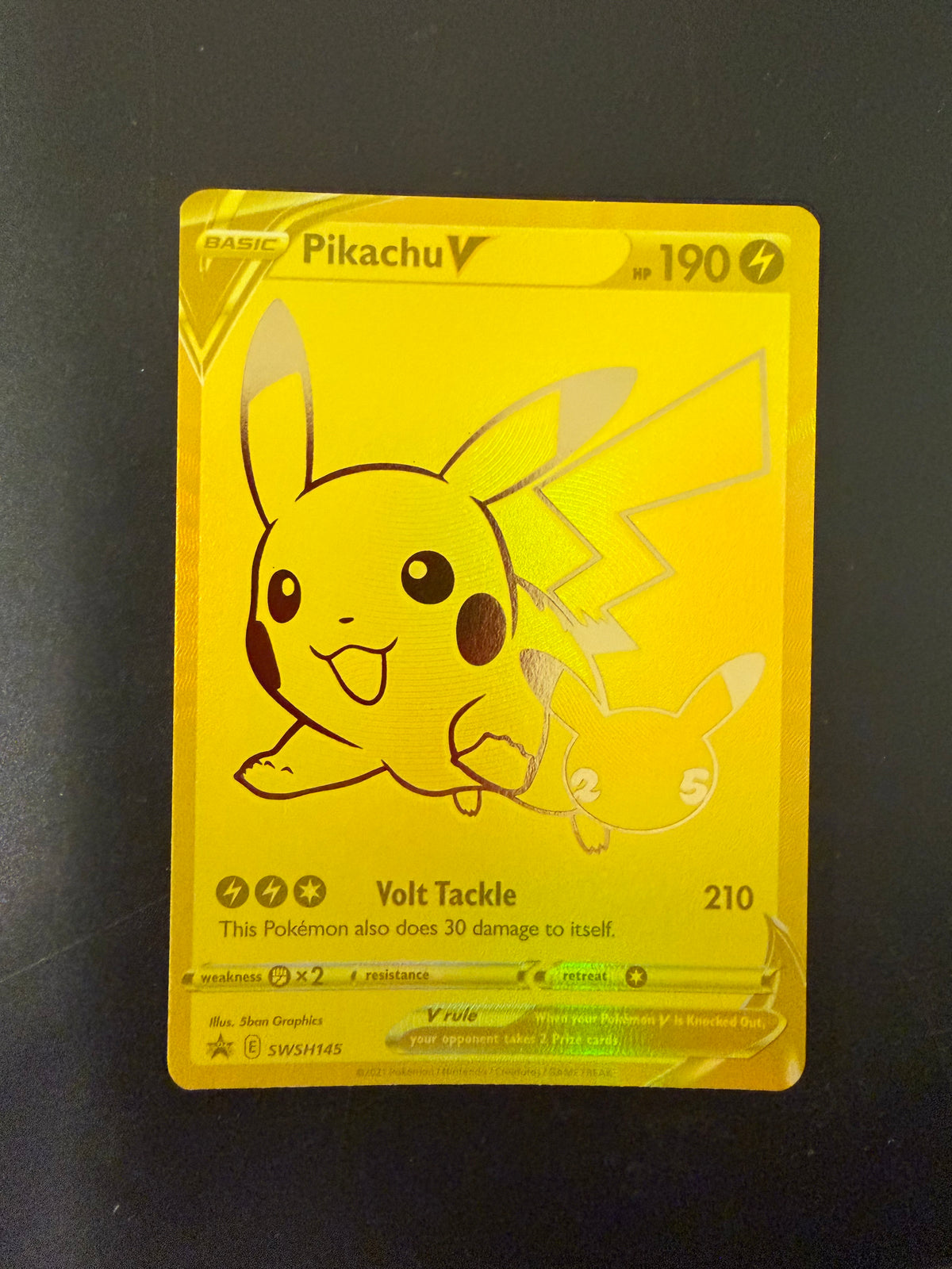CELEBRATIONS PIKACHU V PROMO SWSH145 PK1384