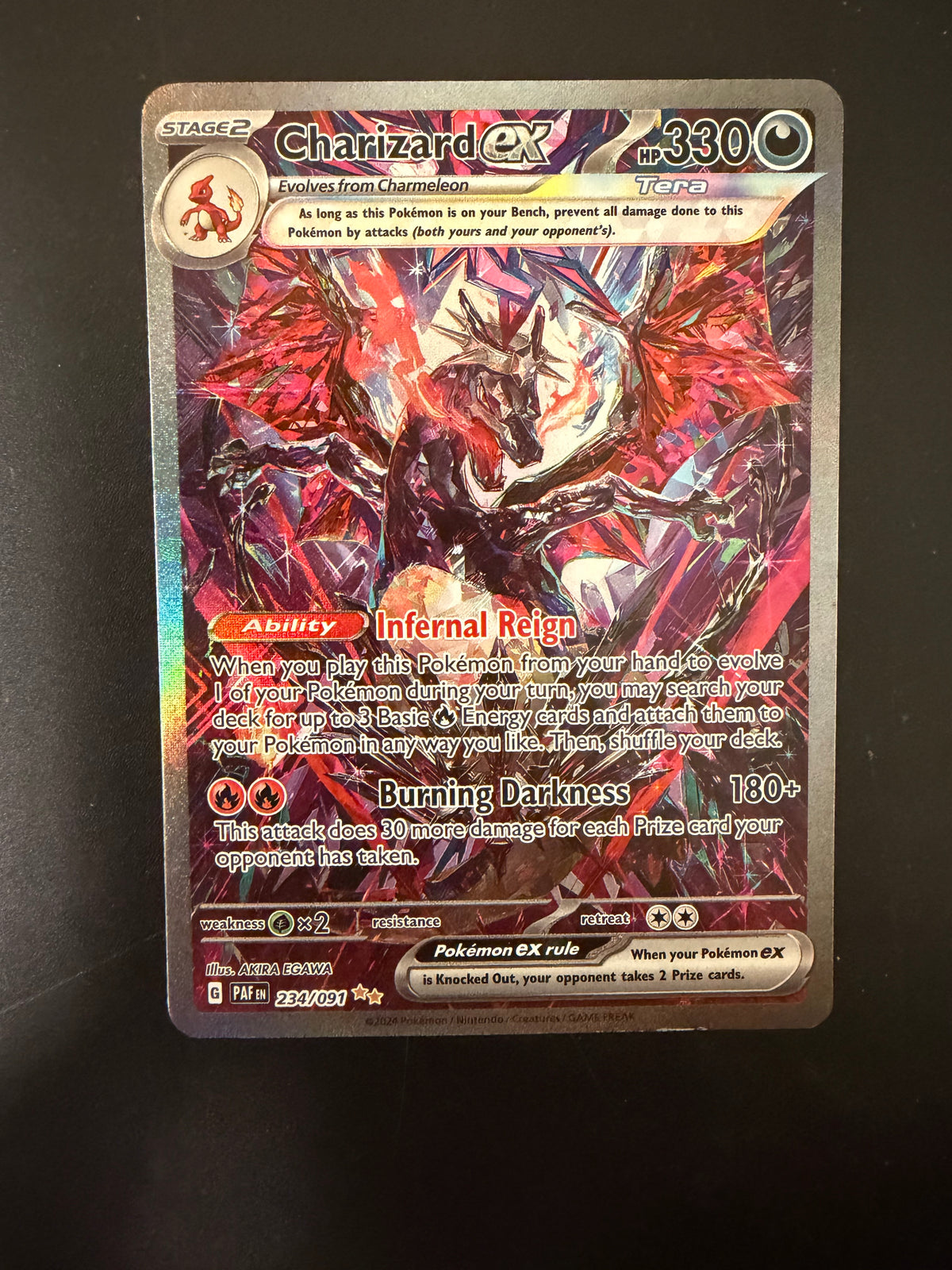 PALDEAN FATES CHARIZARD EX 234/091 PK1379
