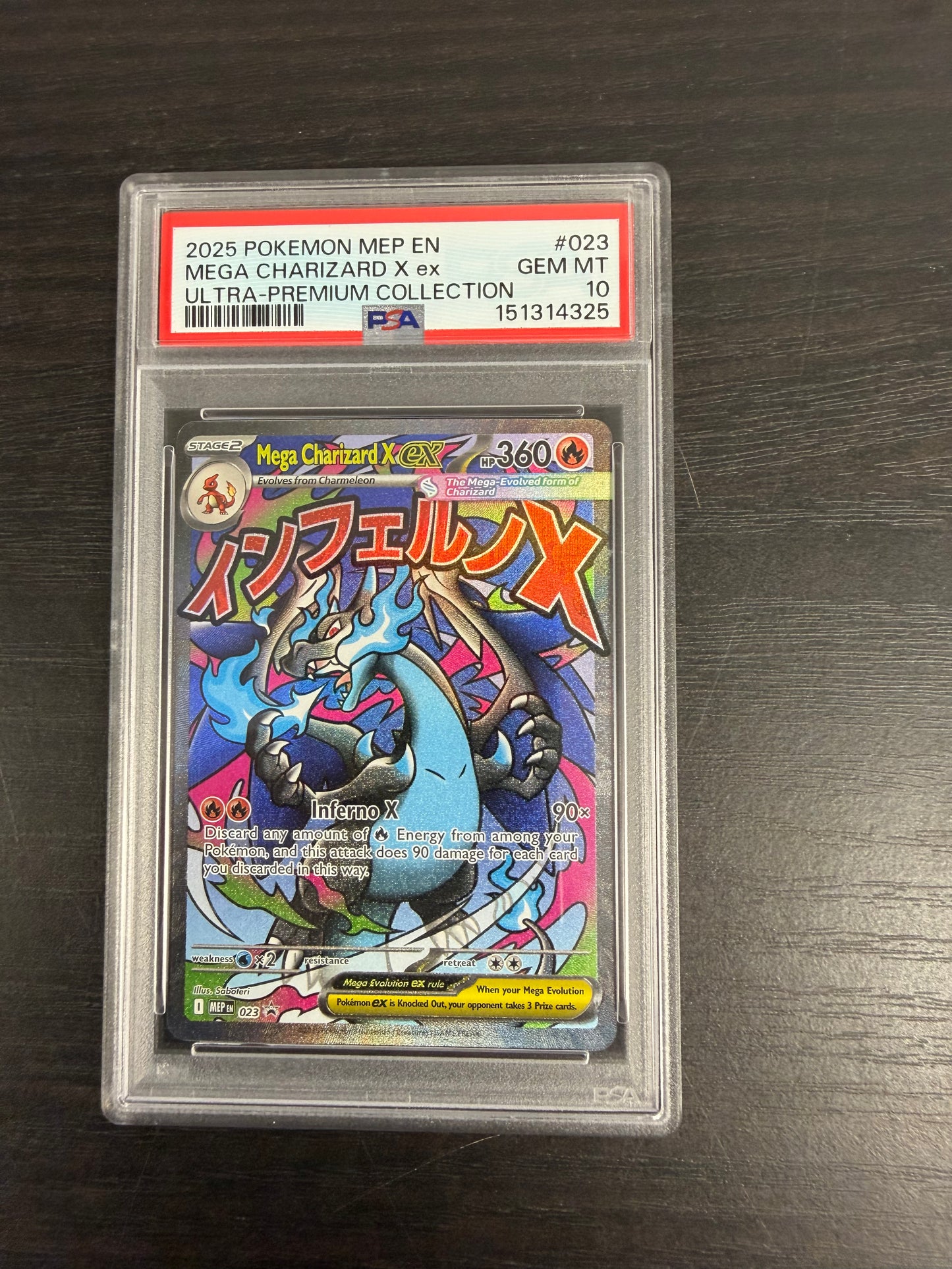 2025 MEGA CHARIZARD UPC PROMO 23 PSA 10 PK980. SALE