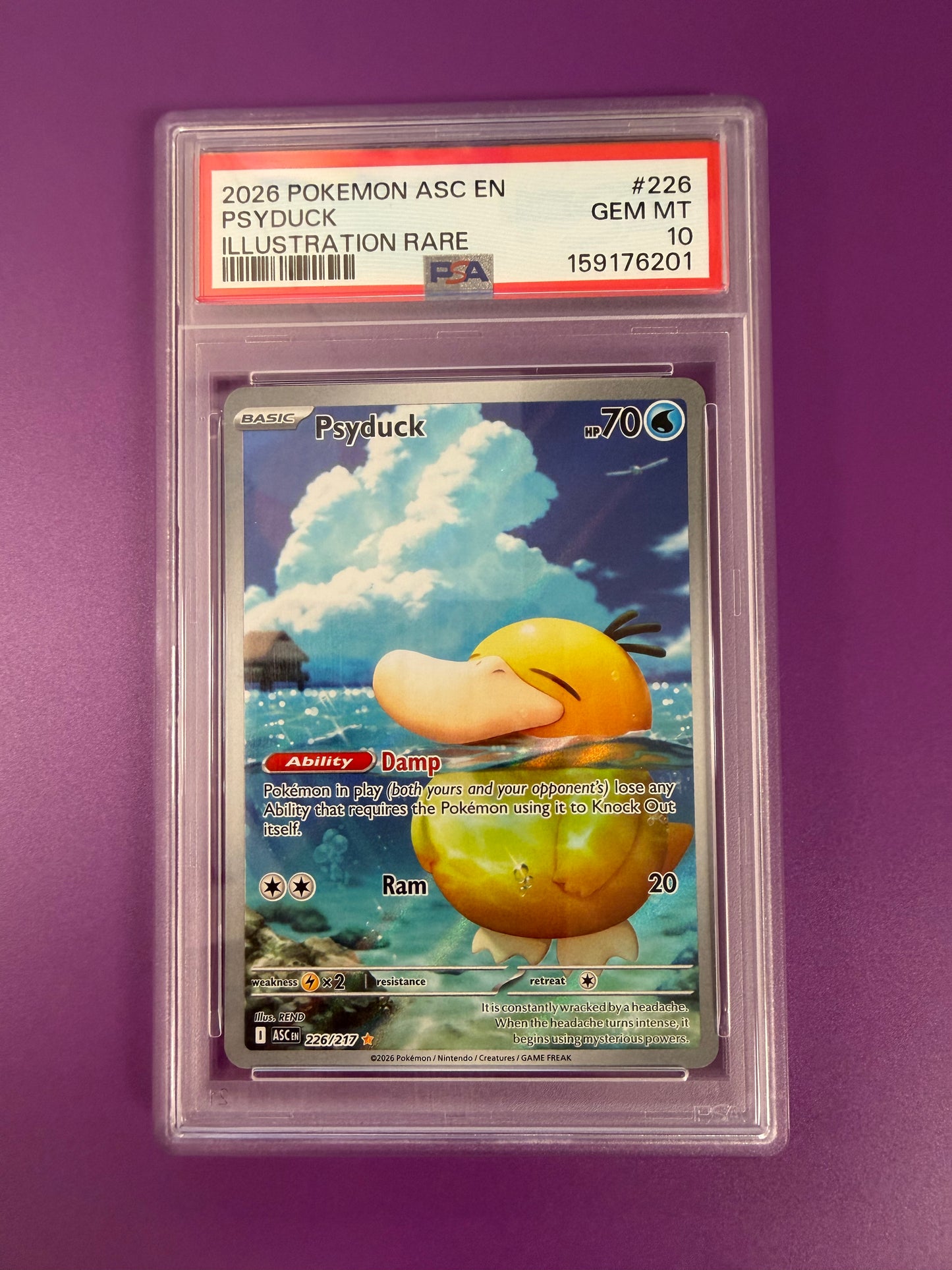 2026 PSYDUCK ASCENDED HEROES #226 PK1287