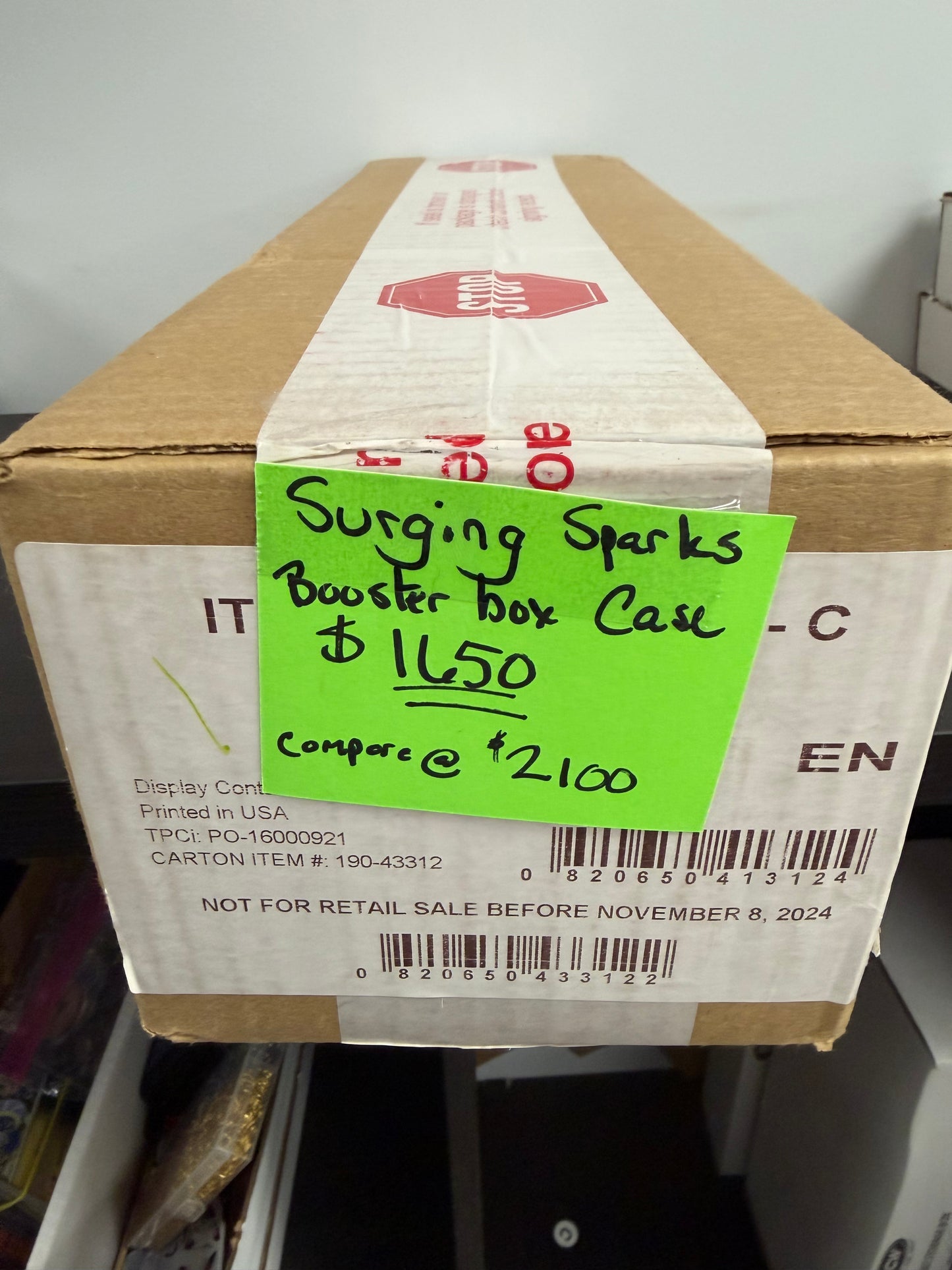 SURGING SPARKS BOOSTER BOX SEALED CASE 6 BOXES **DAILY DEAL**