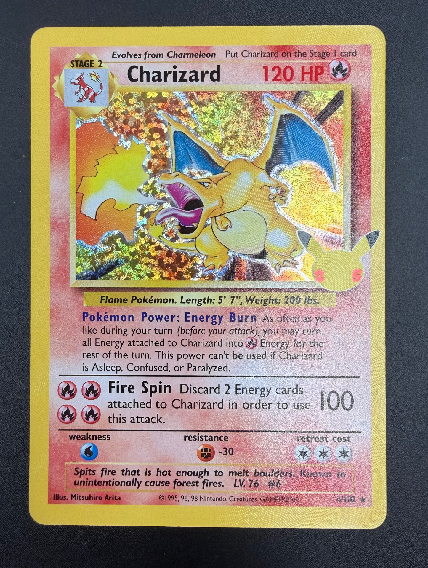 CELEBRATIONS CHARIZARD 4/102 PK1399