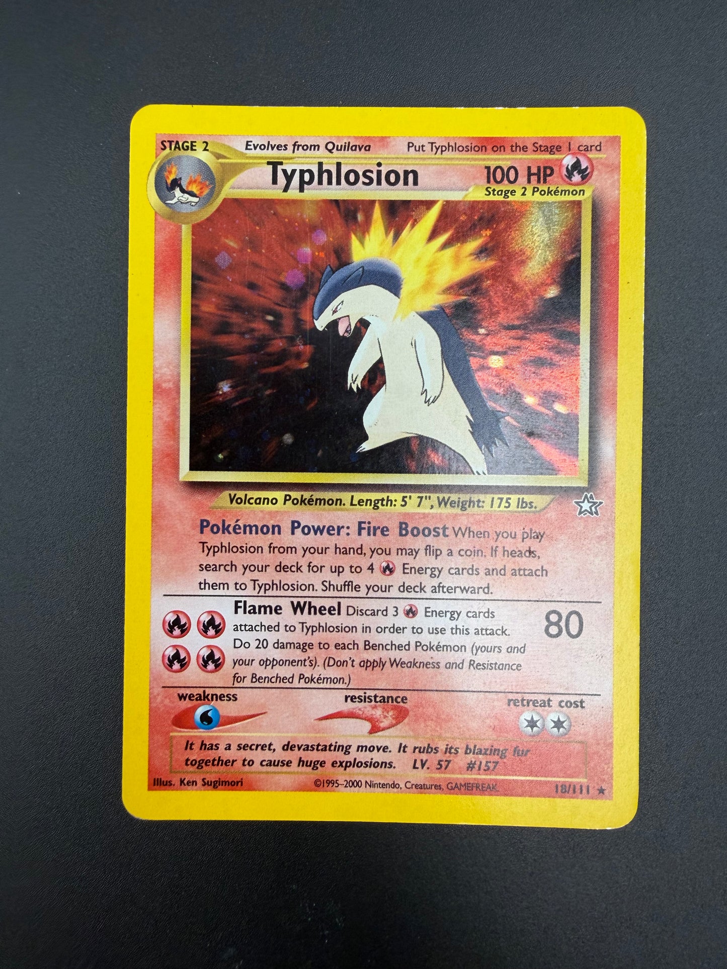 NEO GENESIS TYPHLOSION 17/111 PK1404