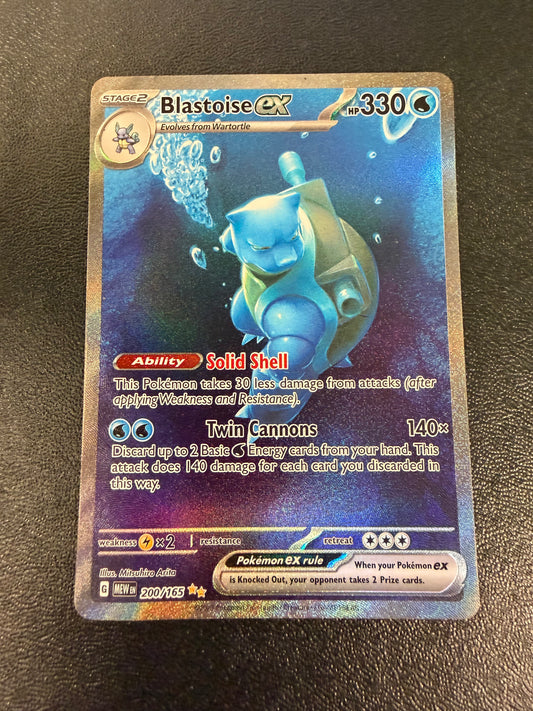 SCARLET & VIOLET 151 BLASTOISE EX 200/165 PK1740 RAW