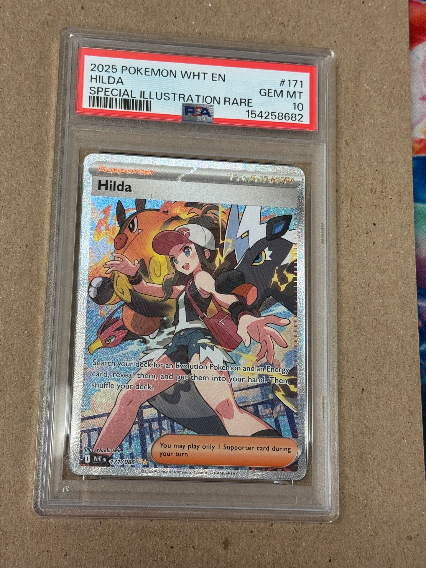 2025 WHITE FLARE HILDA  #171  PSA 10  PK1335