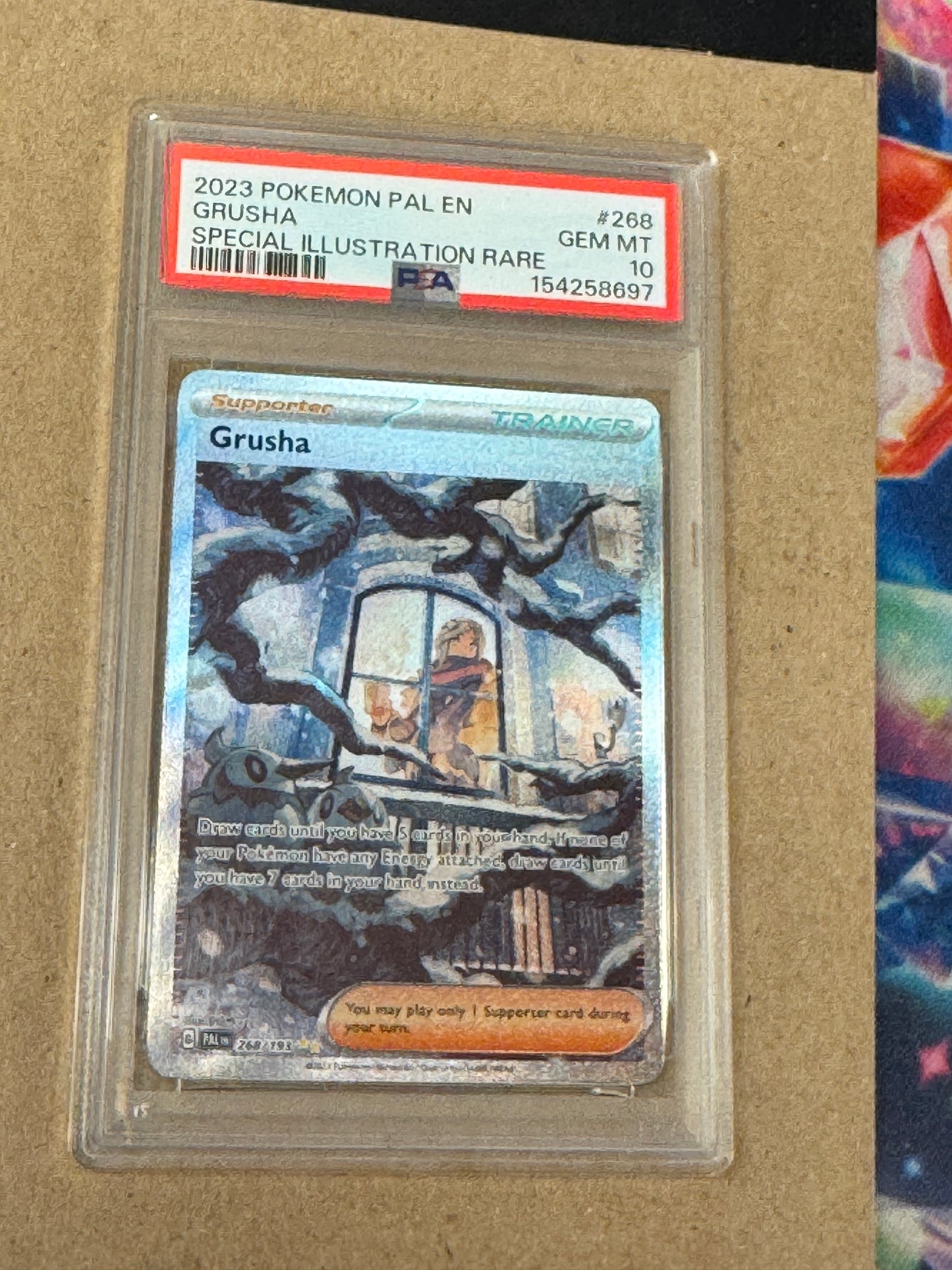 2023 PALDEA EVOLVED GRUSHA  #268  PSA 10  PK1338