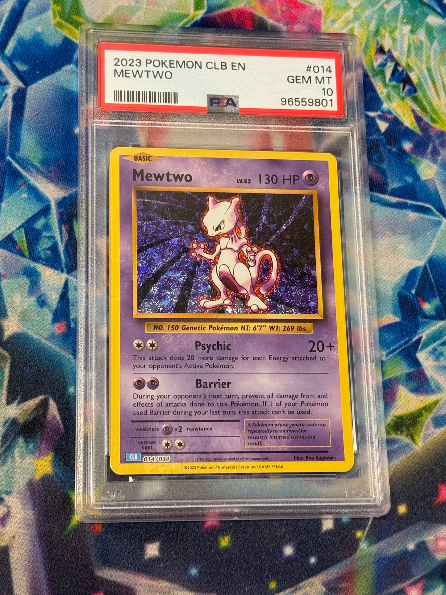 2023 CLB EN MEWTWO #14  PSA 10  PK1361