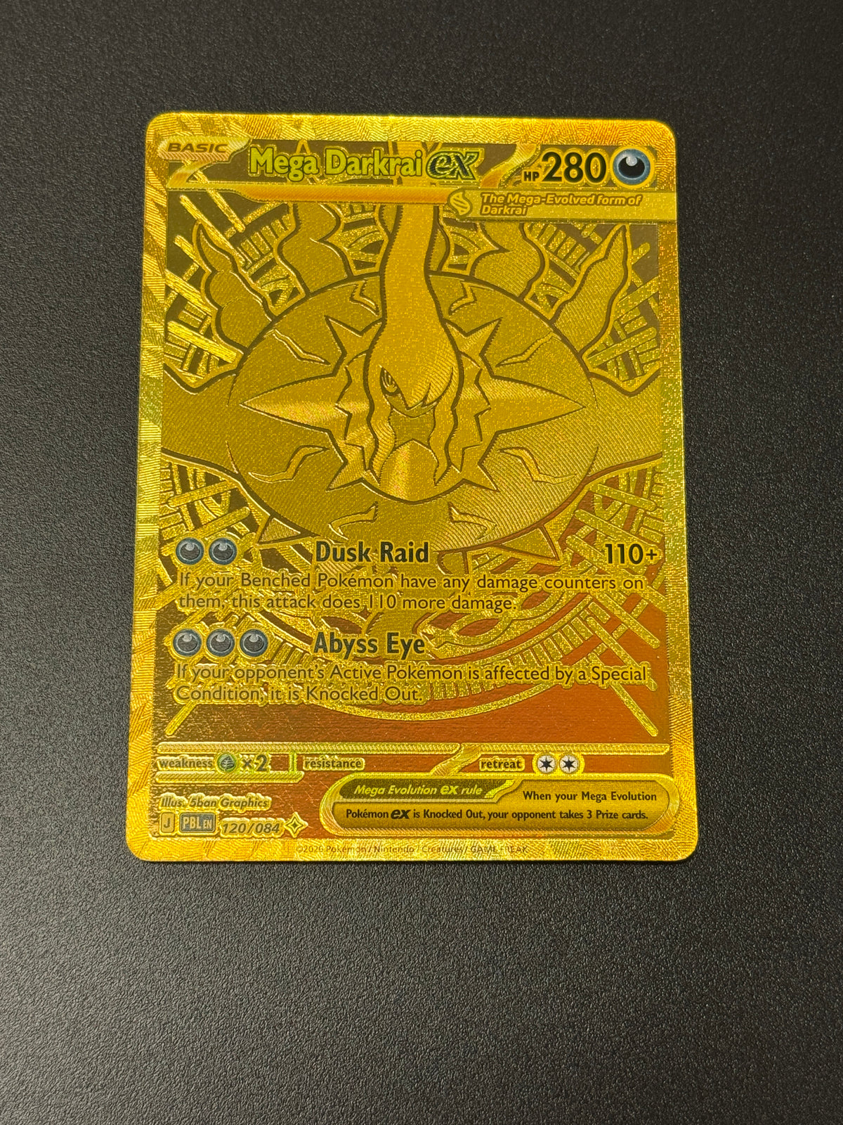 PITCH BLACK MEGA DARKRAI EX  120/084  PK1503