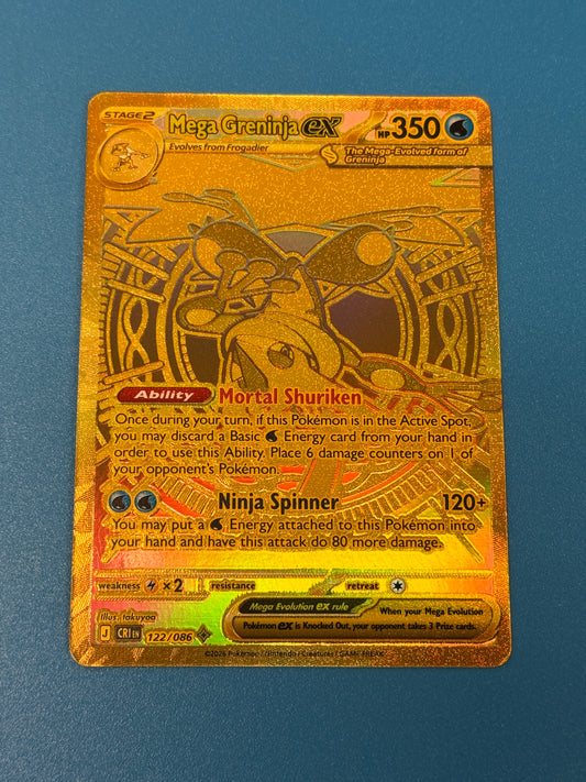 CHAOS RISING MEGA GRENINJA ex  122/086  PK1706 RAW