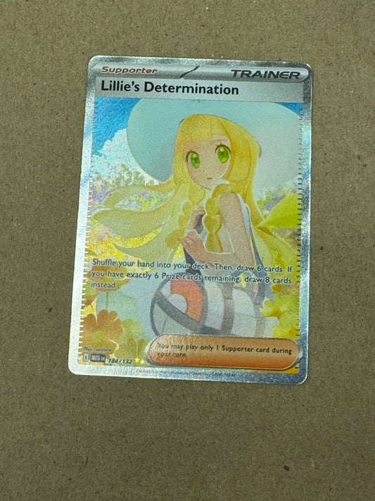 MEGA EVOLUTION LILLIE'S DETERMINATION  184/132  RAW  PK1787