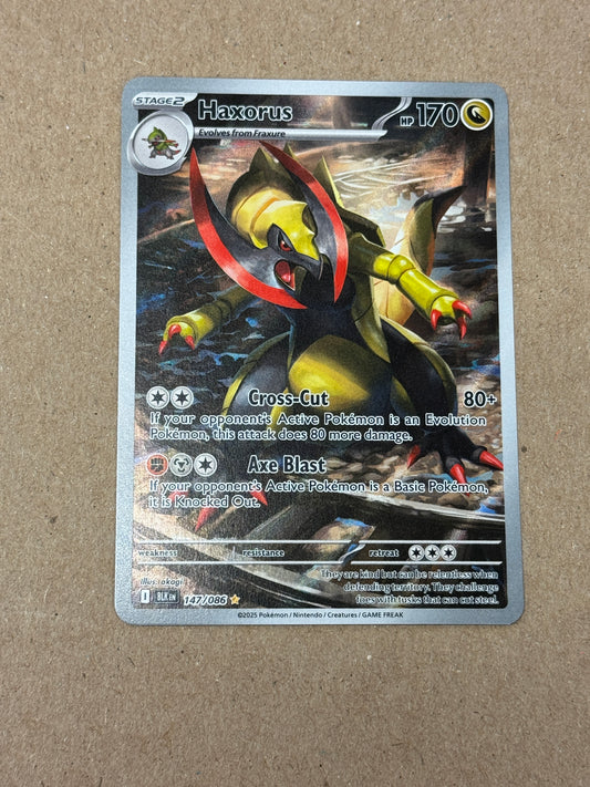 BLACK BOLT HAXORUS  147/086  RAW  PK1423