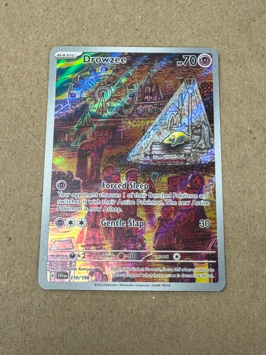 SCARLET & VIOLET DROWZEE  210/198  RAW  PK1451