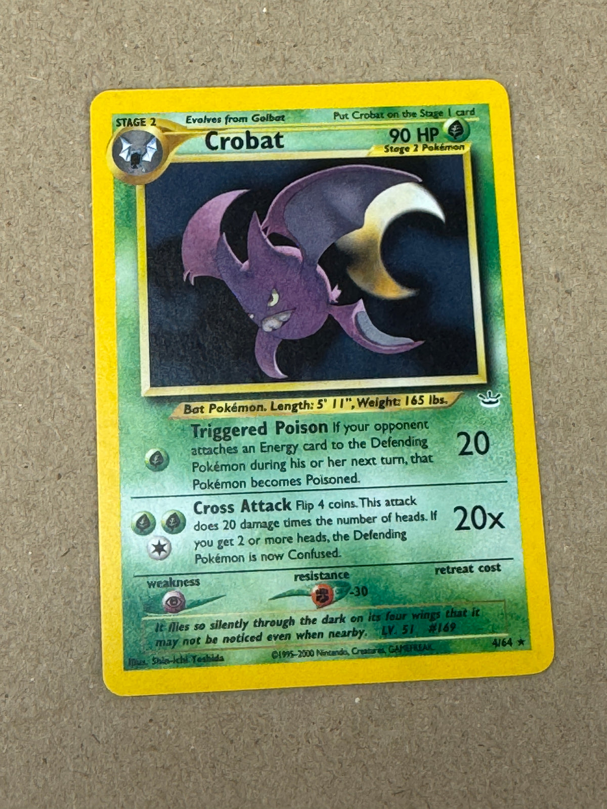 NEO REVALATION CROBAT 4/64 PK1461 RAW