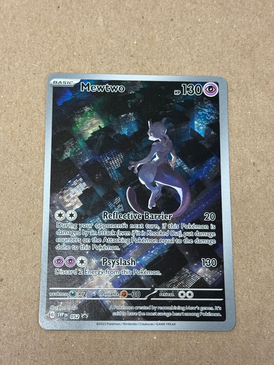 BLACK STAR PROMO MEWTWO 52 PK1465 RAW