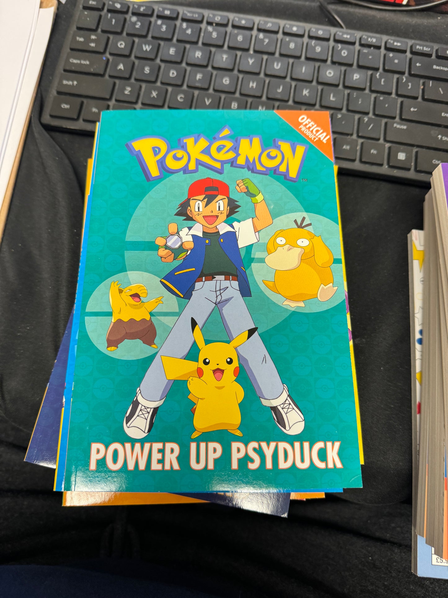 POKEMON POWER UP PSYDUCK-SUPER COLLECTION BOOK 7