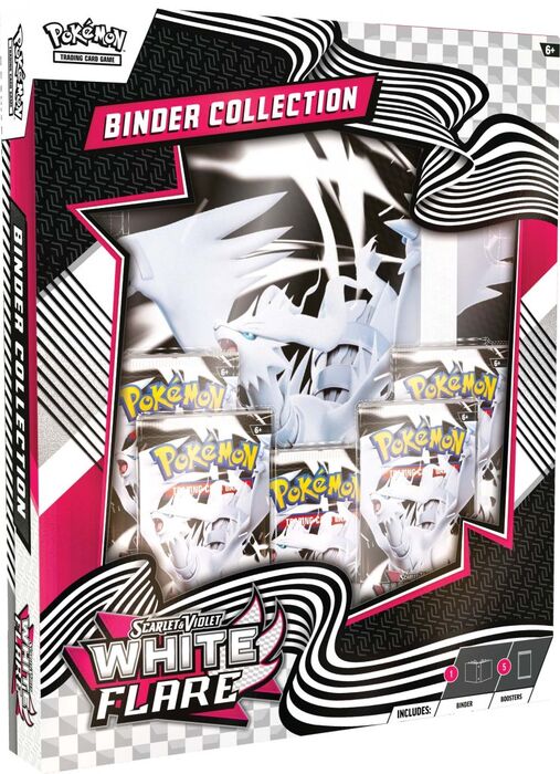 WHITE FLARE BINDER/POSTER COLLECTION