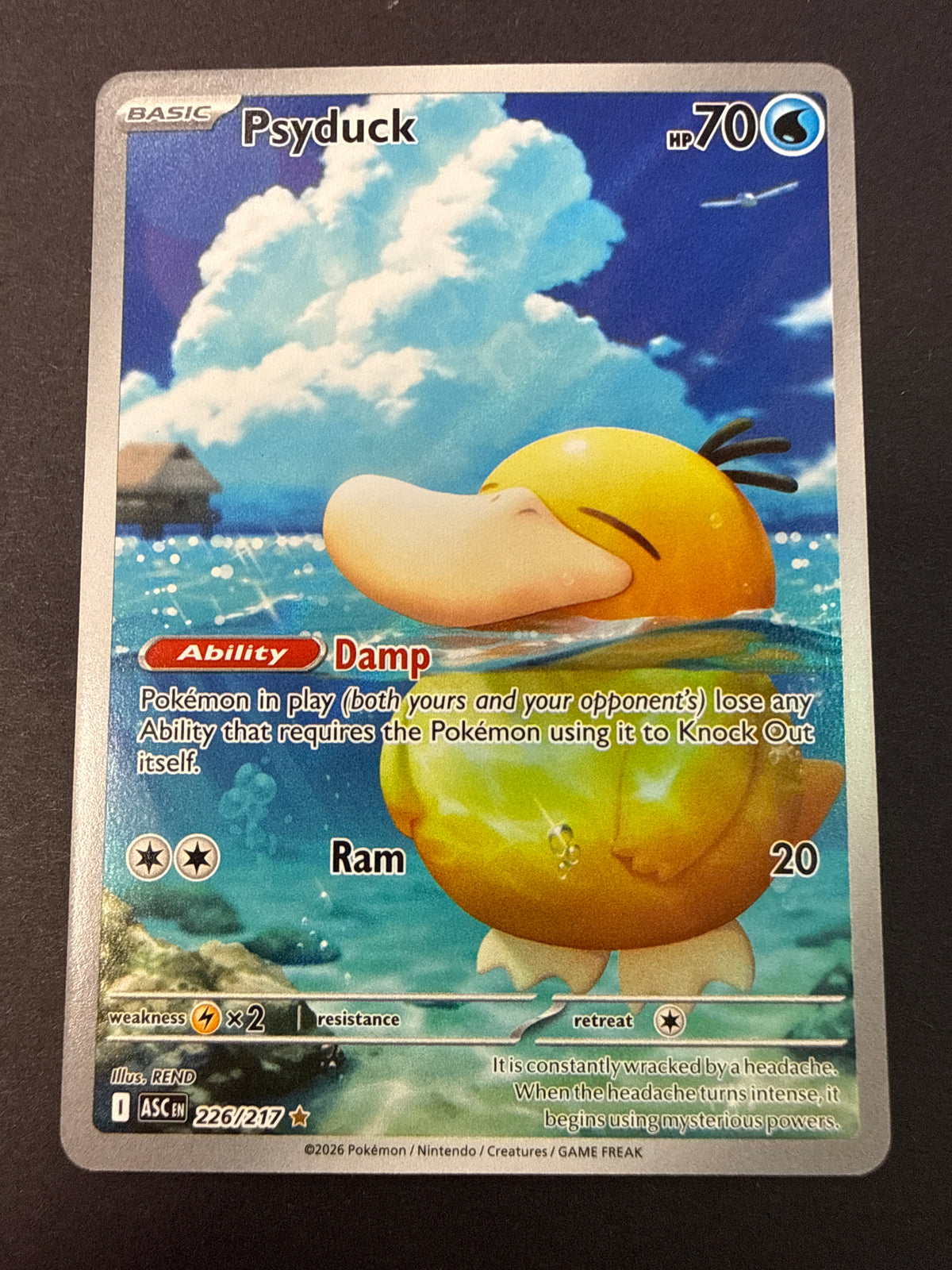 Ascended Heroes Psyduck #226/217 (Single card *PK1979*)