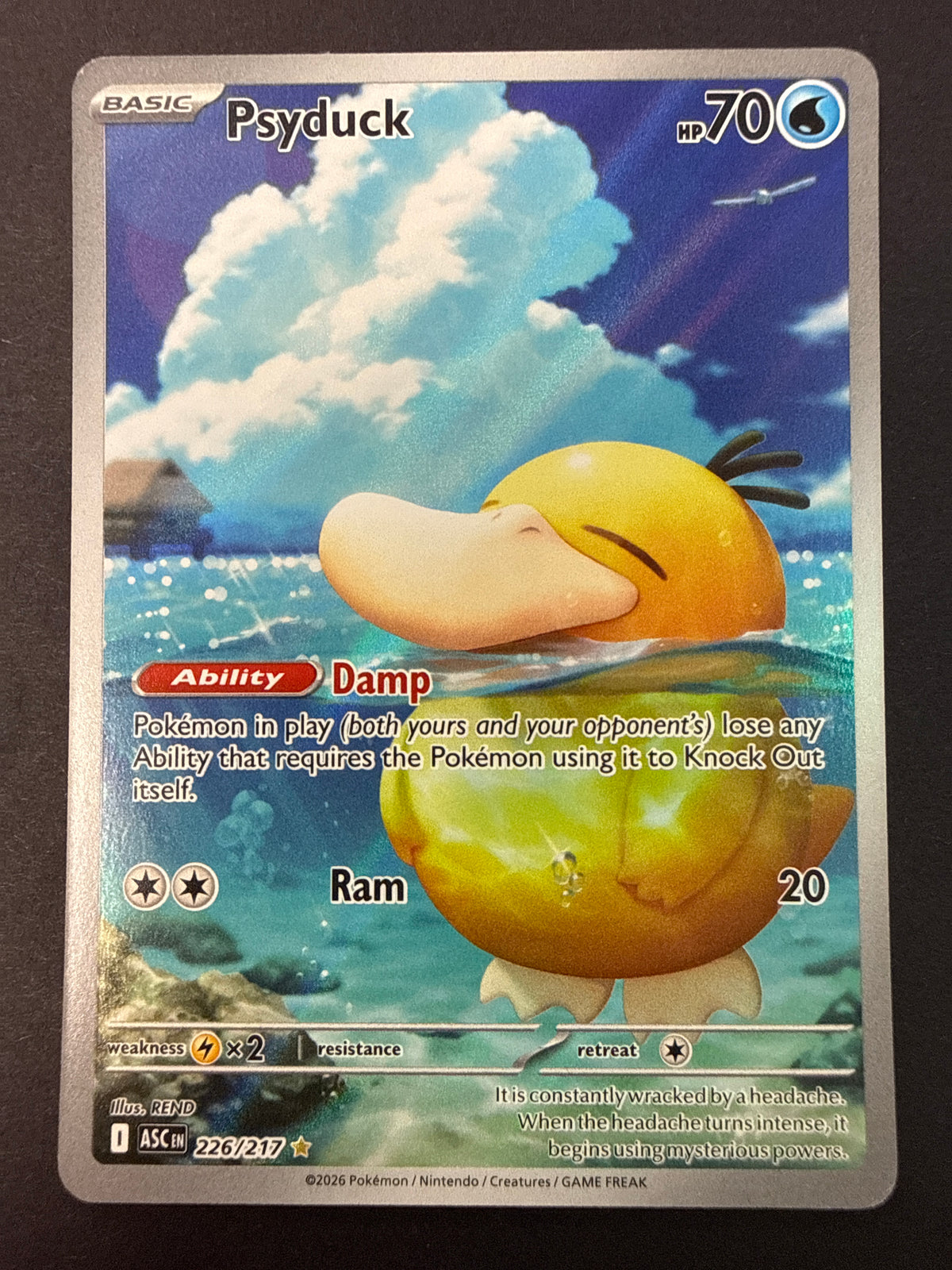Ascended Heroes Psyduck #226/217 (Single card *PK1974*)