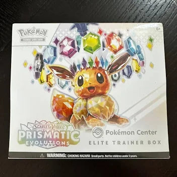 PRISMATIC EVOLUTIONS ELITE TRAINER BOX POKEMON CENTER *DAILY DEAL*