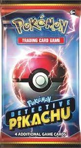 Detective Pikachu Booster Pack (4 cards)