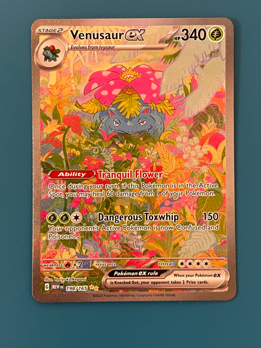 VENUSAUR EX 198/165 151 PK1200 UNGRADED