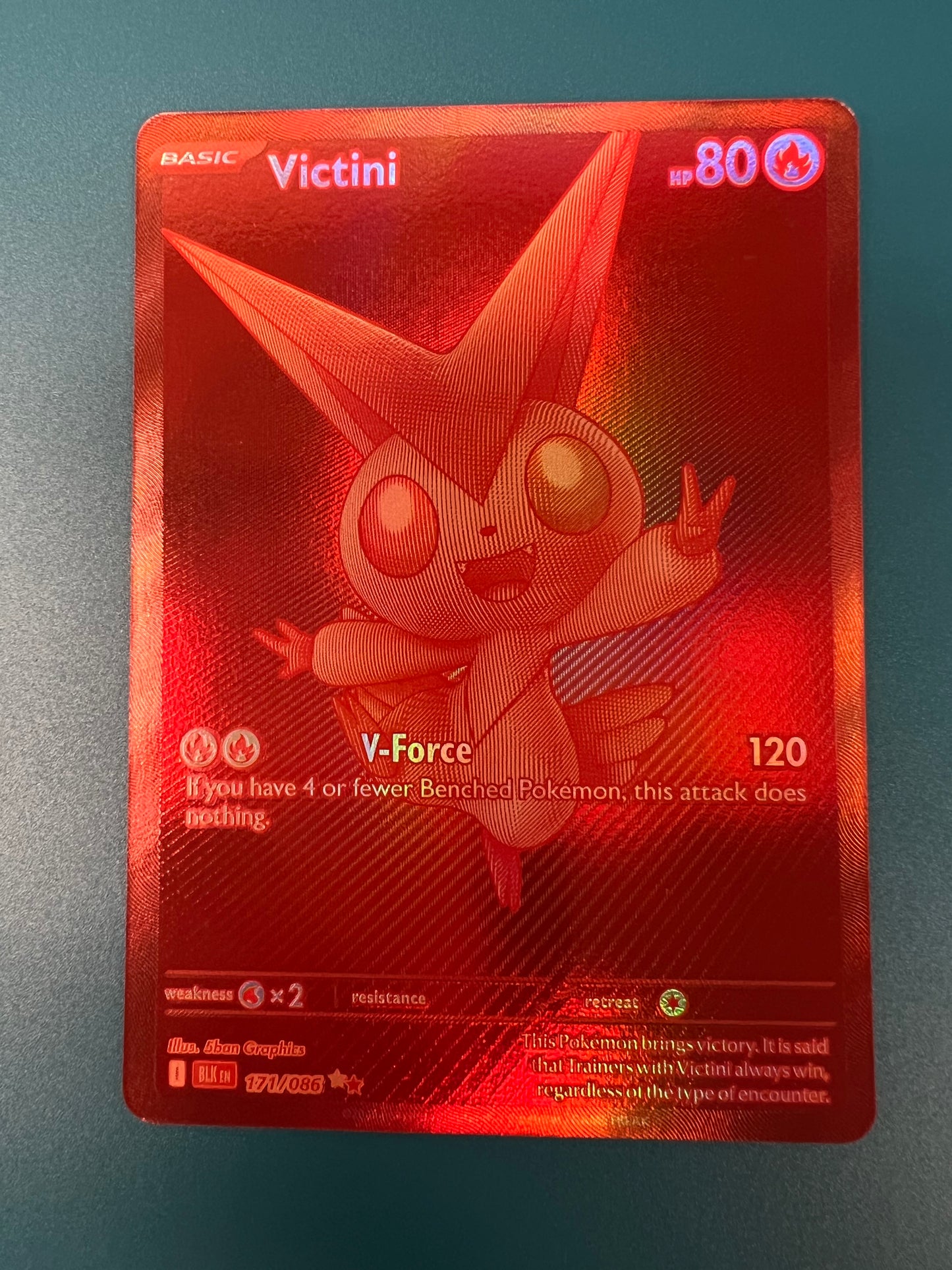 VICTINI 171/086 BLACK BOLT PK1201 UNGRADED