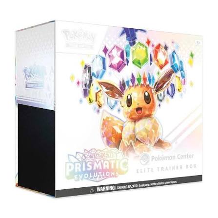 PRISMATIC EVOLUTIONS POKEMON CENTER ELITE TRAINER BOX *DAILY DEAL*